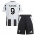 Maillot de foot Juventus Dusan Vlahovic #9 Domicile vêtements enfant 2024-25 Manches Courtes (+ pantalon court)